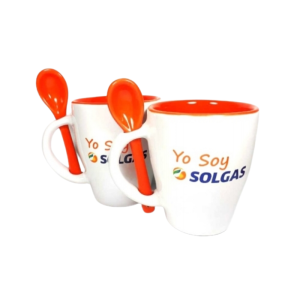 Tazas de Cerámica con cucharita